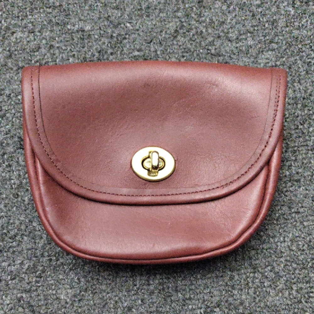 Elegant Red Leather Women's Belt Bag
